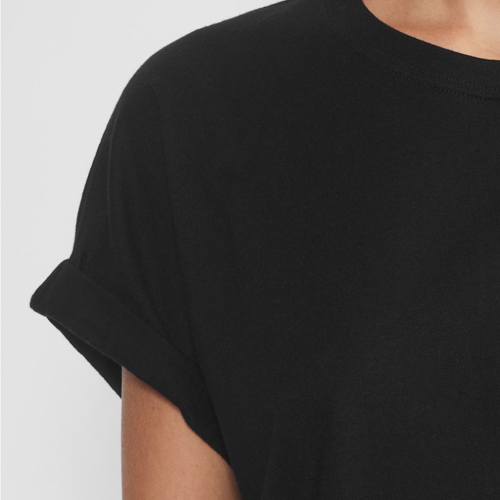 TNA 100% Cotton Black Short Sleeve Tee - Picture 6 of 12